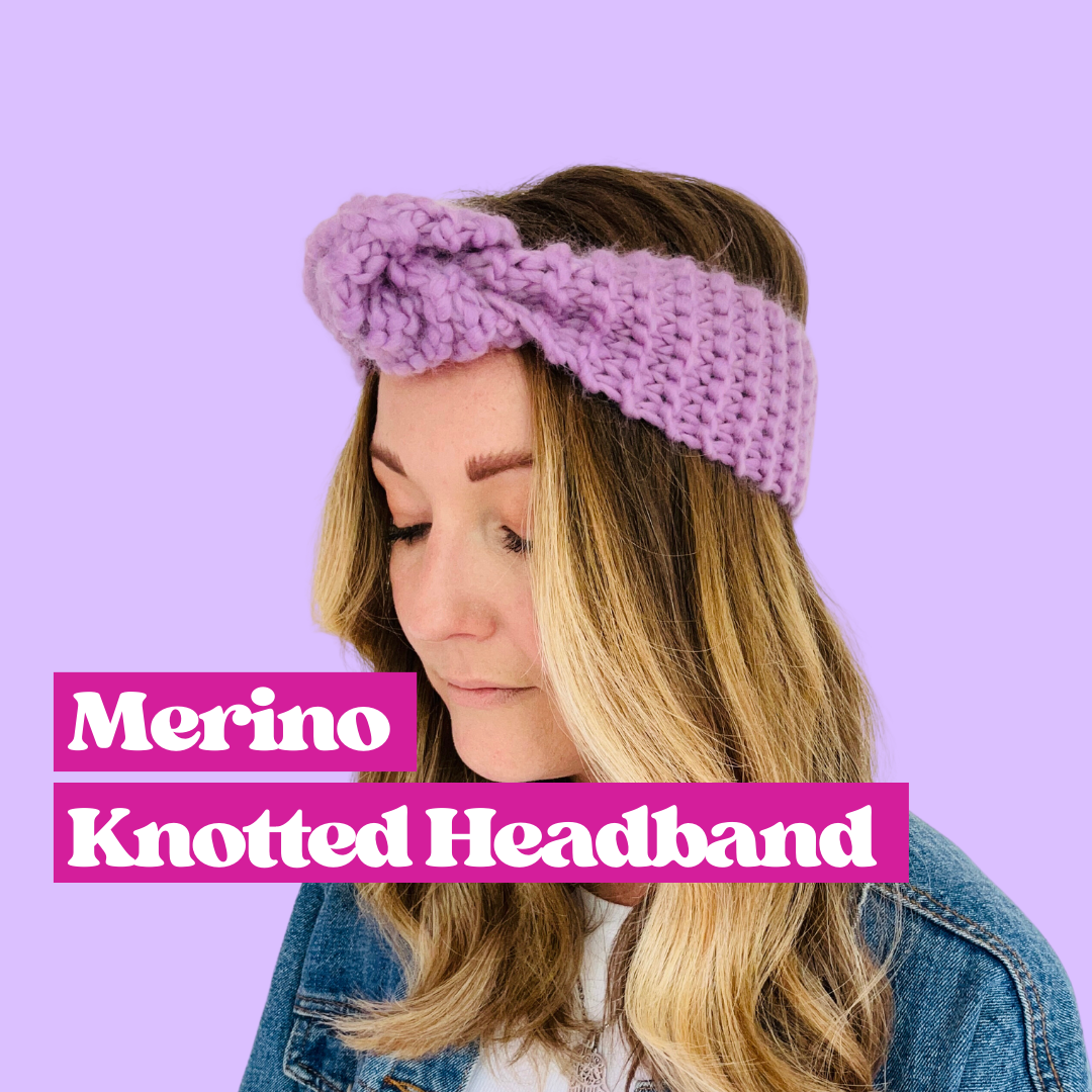 super chunky merino wool knit kit
