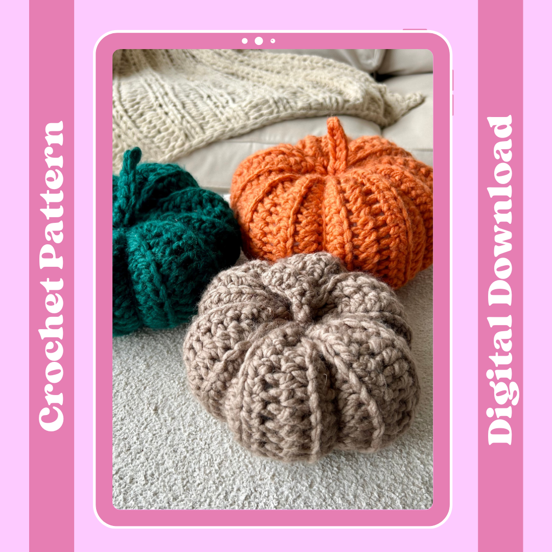 crochet pumpkin pattern | beginner friendly crochet pattern | autumn | fall pumpkins