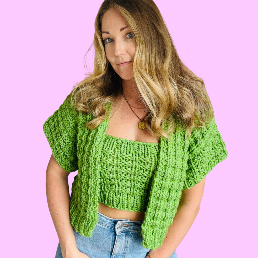 KNITTING KIT - The Roper Twinset