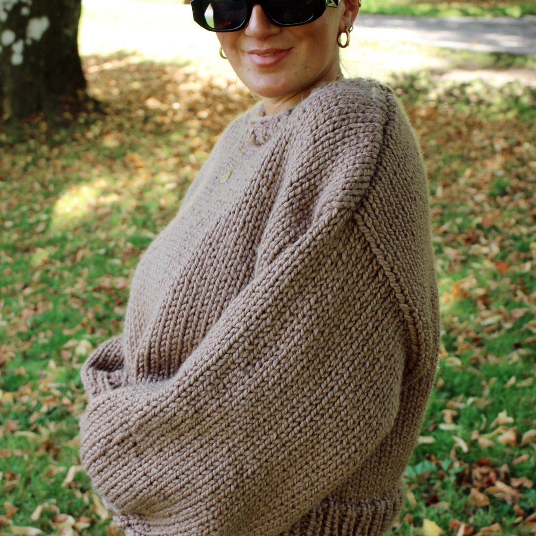 chunky jumper knitting kit