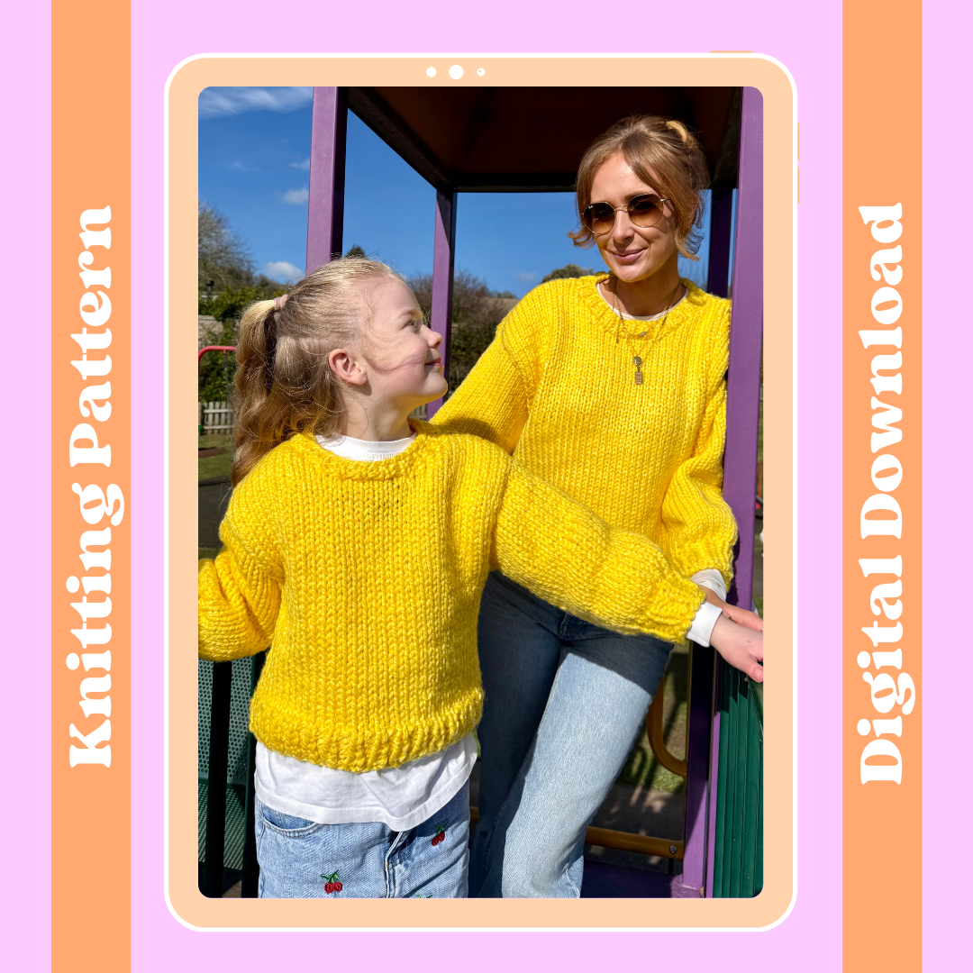 KNITTING PATTERN BUNDLE - Caitlin Jumper
