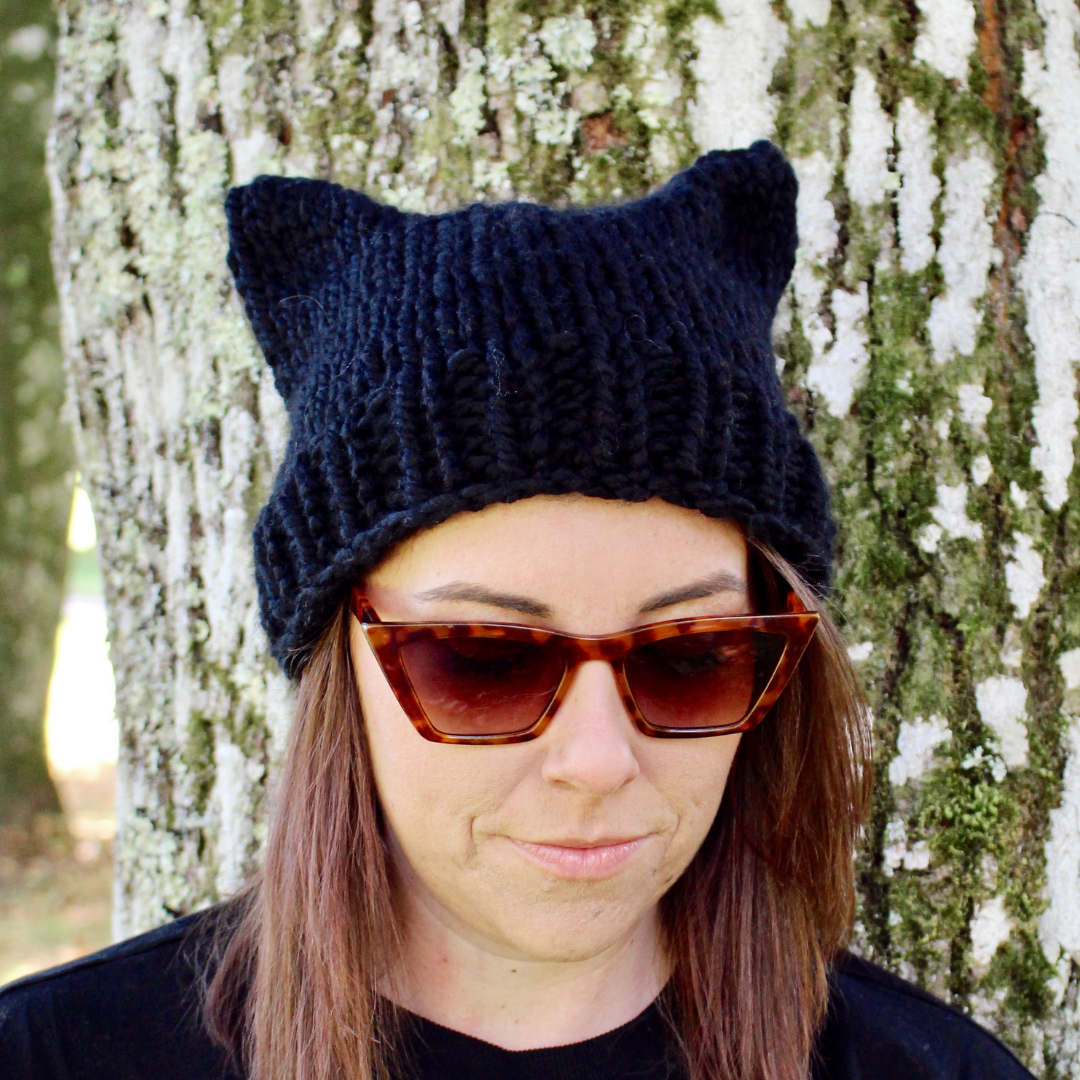 cat hat knitting pattern