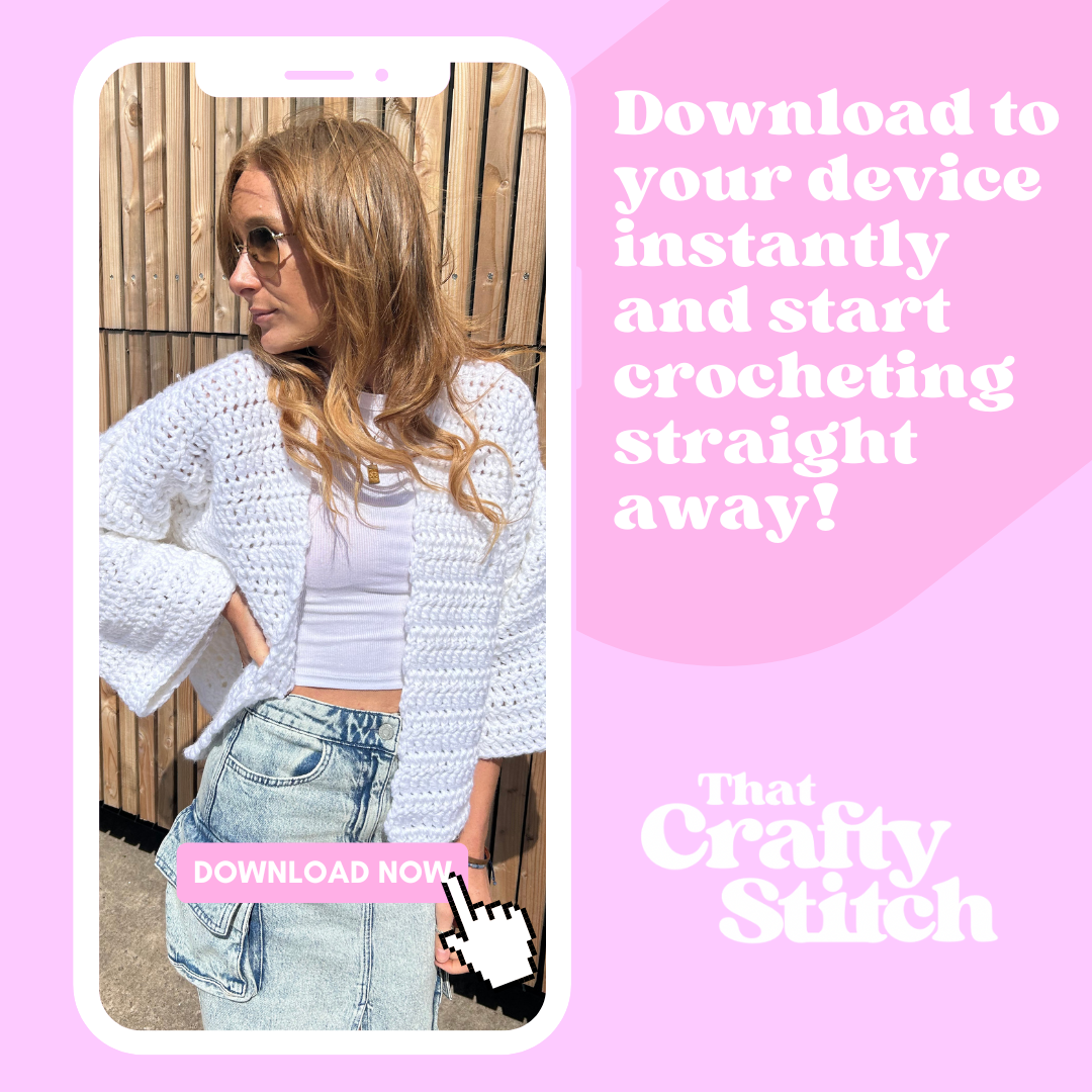 Olivia Crochet cardigan pattern - beginner friendly crochet pattern - digital download