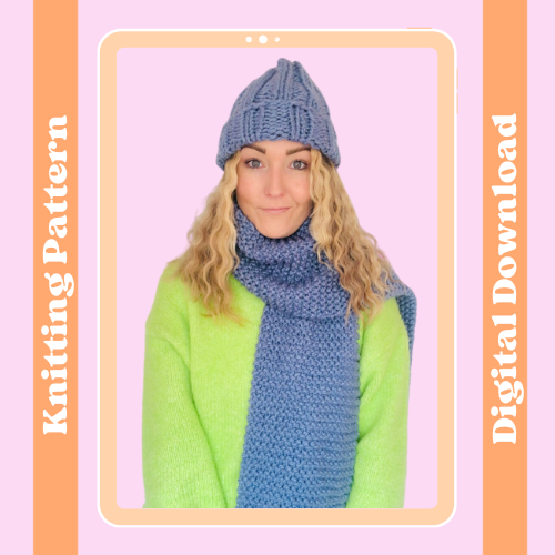 scarf and hat knitting pattern