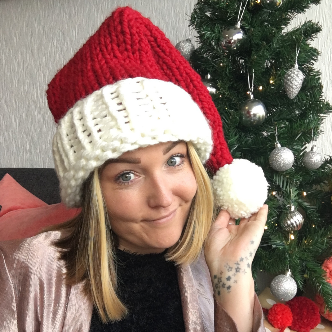 chunky santa hat
