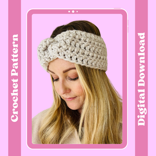 beginner crochet pattern - learn how to crochet - digital download