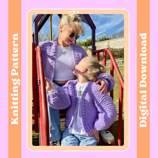 KNITTING PATTERN BUNDLE - Blossom Cardigan