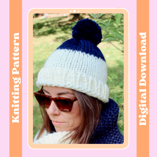 bobble hat knitting pattern