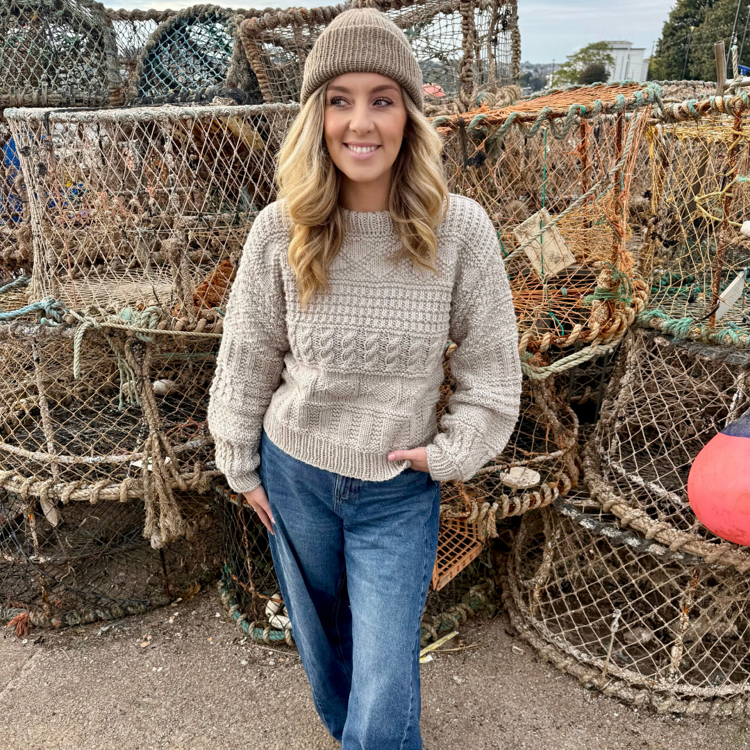 2025 Knitting advent calendar - that crafty stitch | fisherman core jumper knitting pattern | chunky fisherman style jumper advent calendar