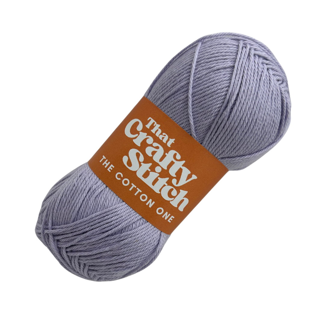 DK cotton Lilac | double knitting cotton yarn