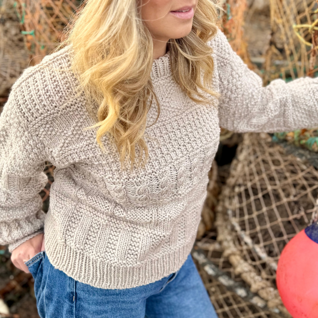 2025 Knitting advent calendar - that crafty stitch | fisherman core jumper knitting pattern | chunky fisherman style jumper advent calendar