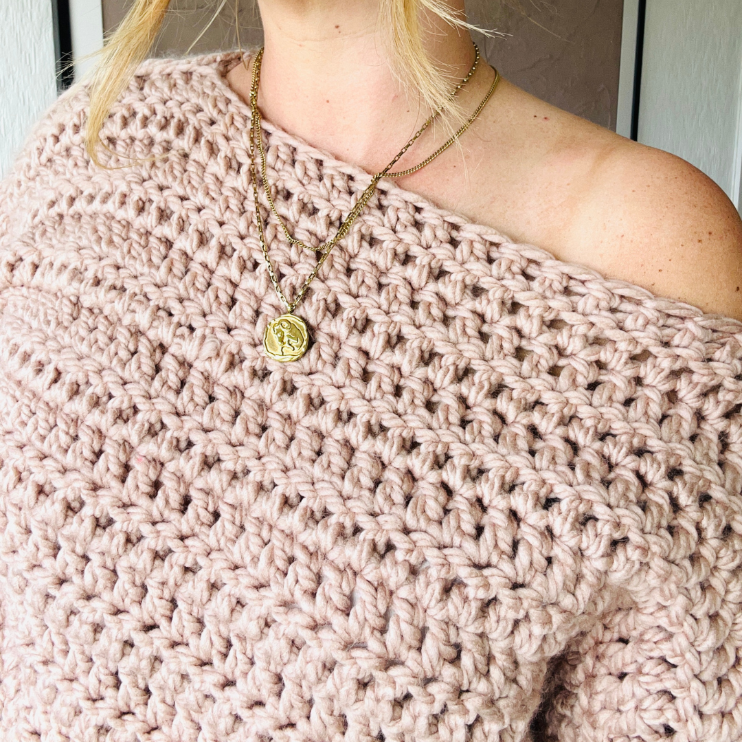 The Laura Crochet jumper kit - learn how to crochet - beginner friendly crochet kit