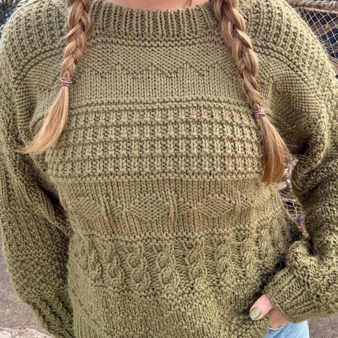 2025 Knitting advent calendar - that crafty stitch | fisherman core jumper knitting pattern | chunky fisherman style jumper advent calendar