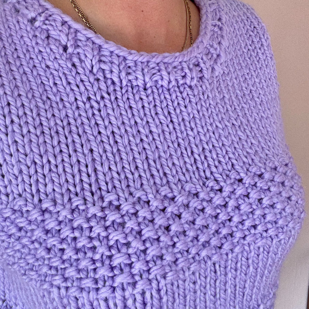 Criss Cross Vest Knitting Kit | confident beginner knitter | sweater vest knit kit