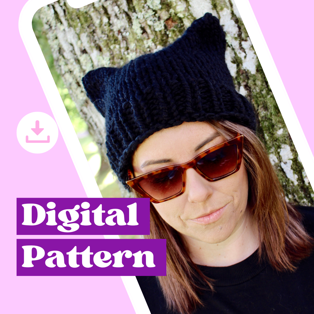 cat hat knitting pattern
