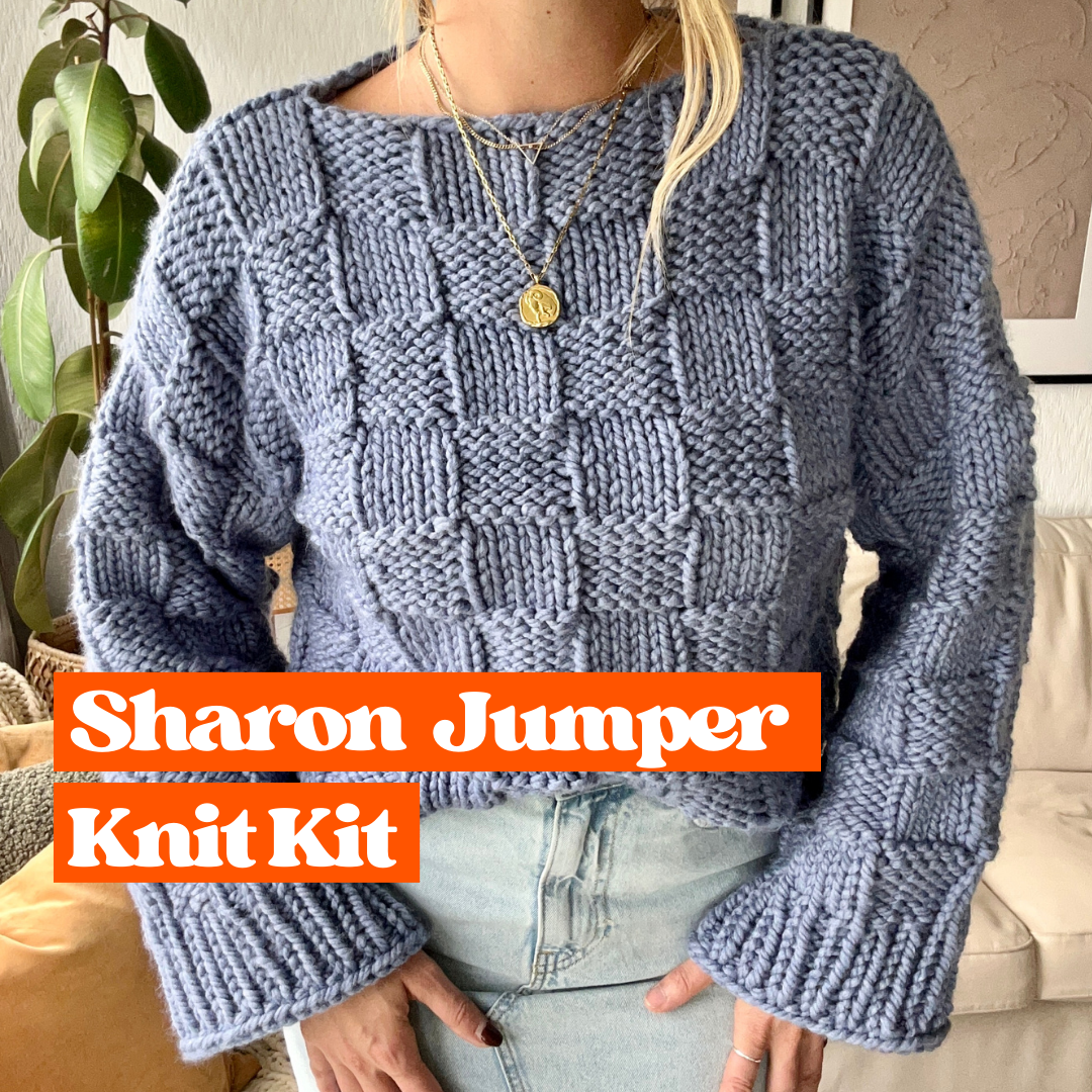 chunky jumper knitting kit