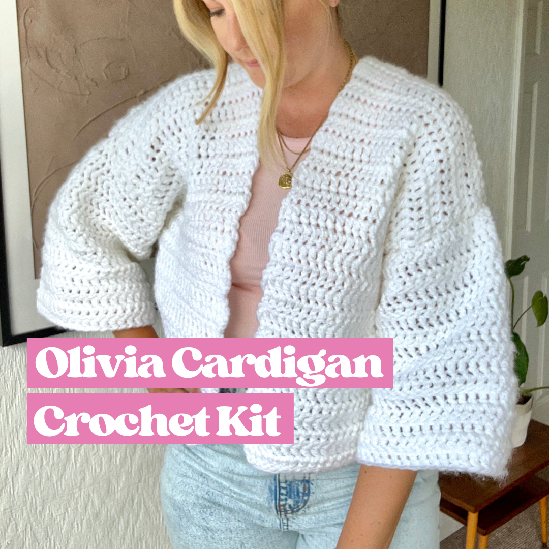 CROCHET KIT The Olivia Cardigan Learn How To Crochet – That
