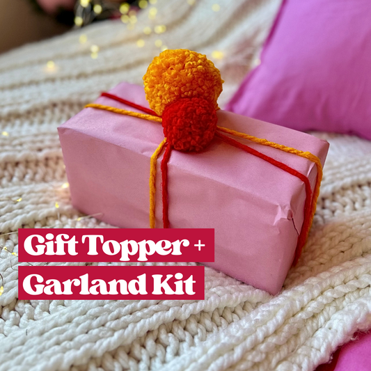 Pom Pom Kit - Garland + Gift Topper