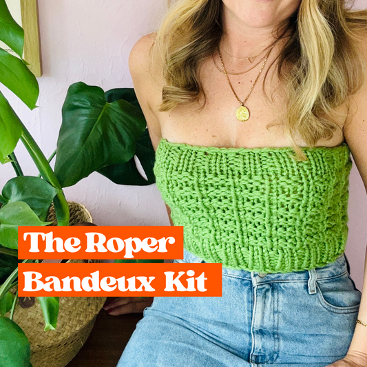 KNITTING KIT - The Roper Bandeaux Top