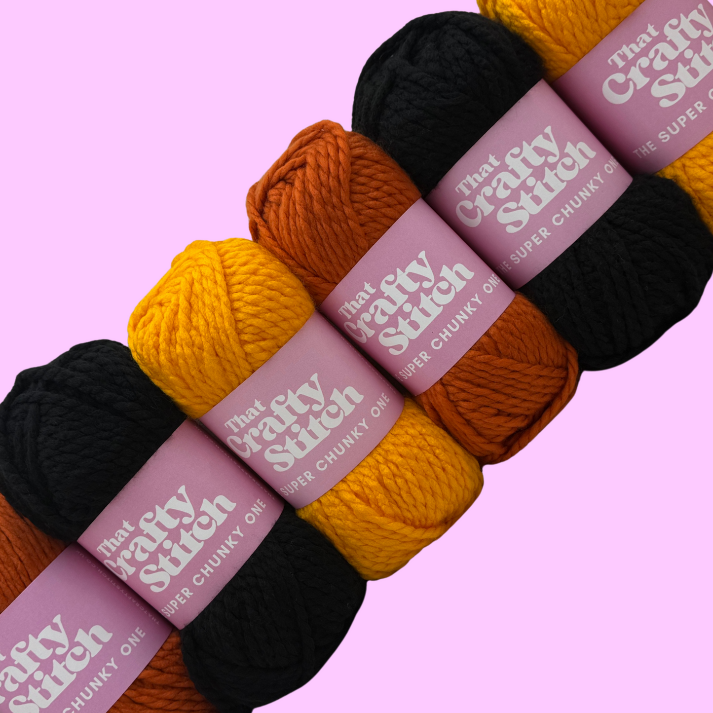 SUPER CHUNKY YARN BUNDLE - Halloween 2