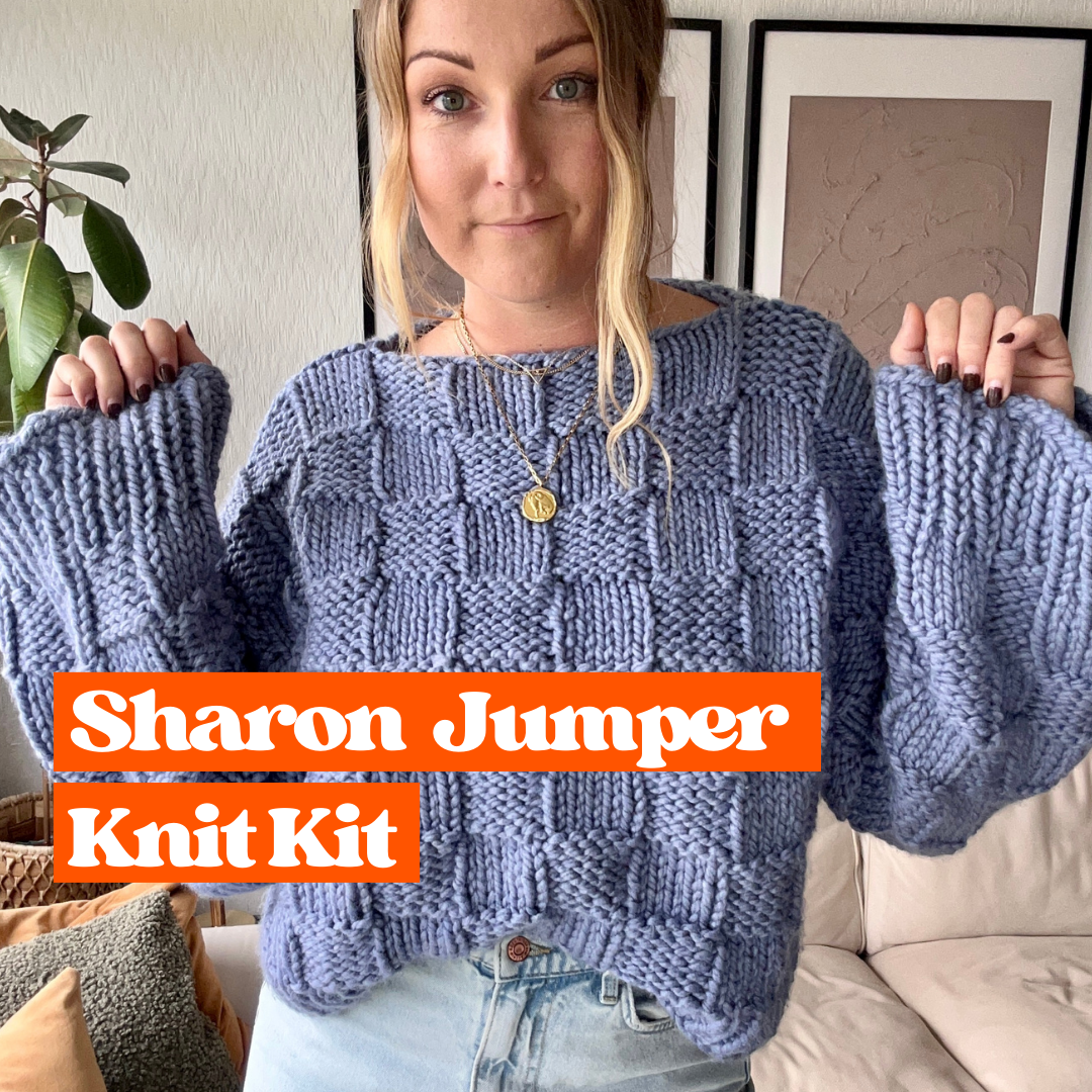 chunky jumper knitting kit