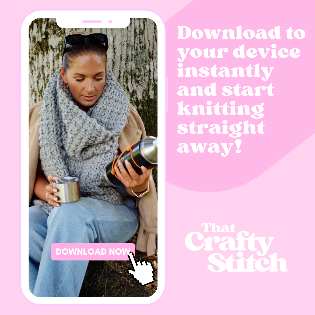 hyper textured scarf knitting pattern