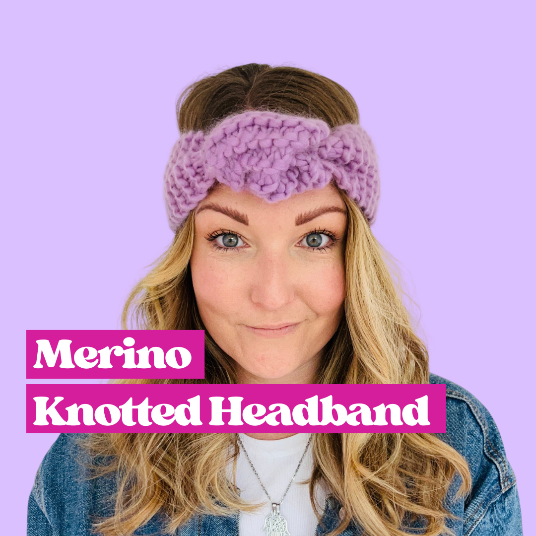 super chunky merino wool knit kit