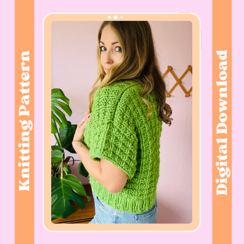 waffle stitch cardigan pattern