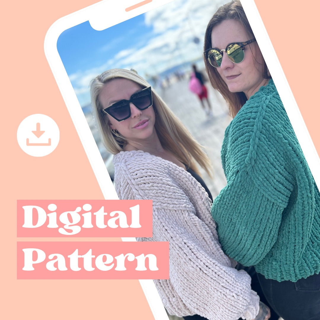 chunky cardigan knitting pattern