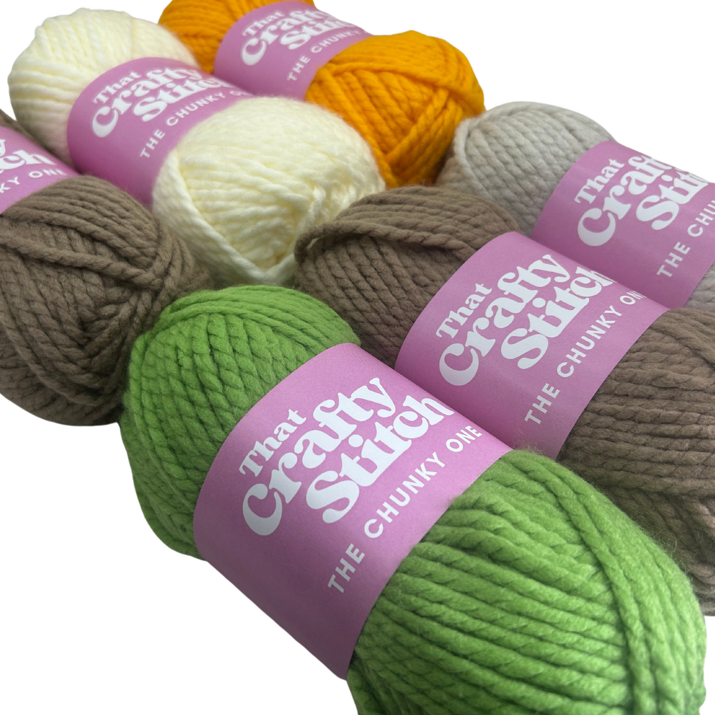 Autumn super chunky yarn bundle