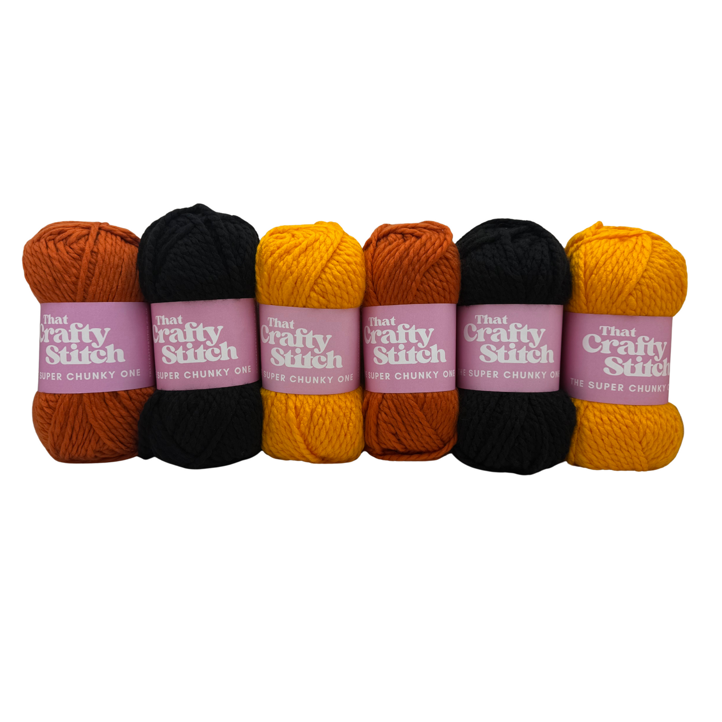 SUPER CHUNKY YARN BUNDLE - Halloween 2