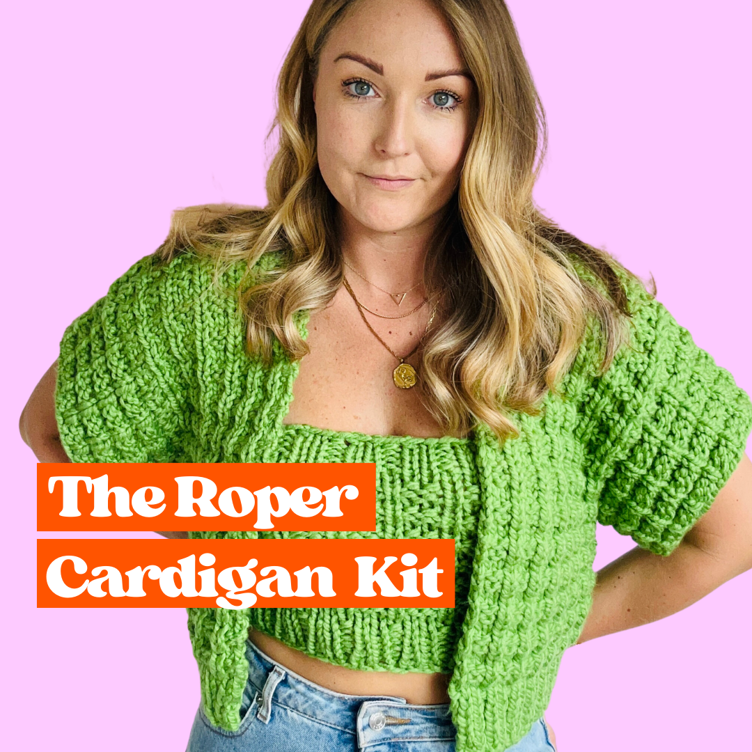 cardigan knit kit