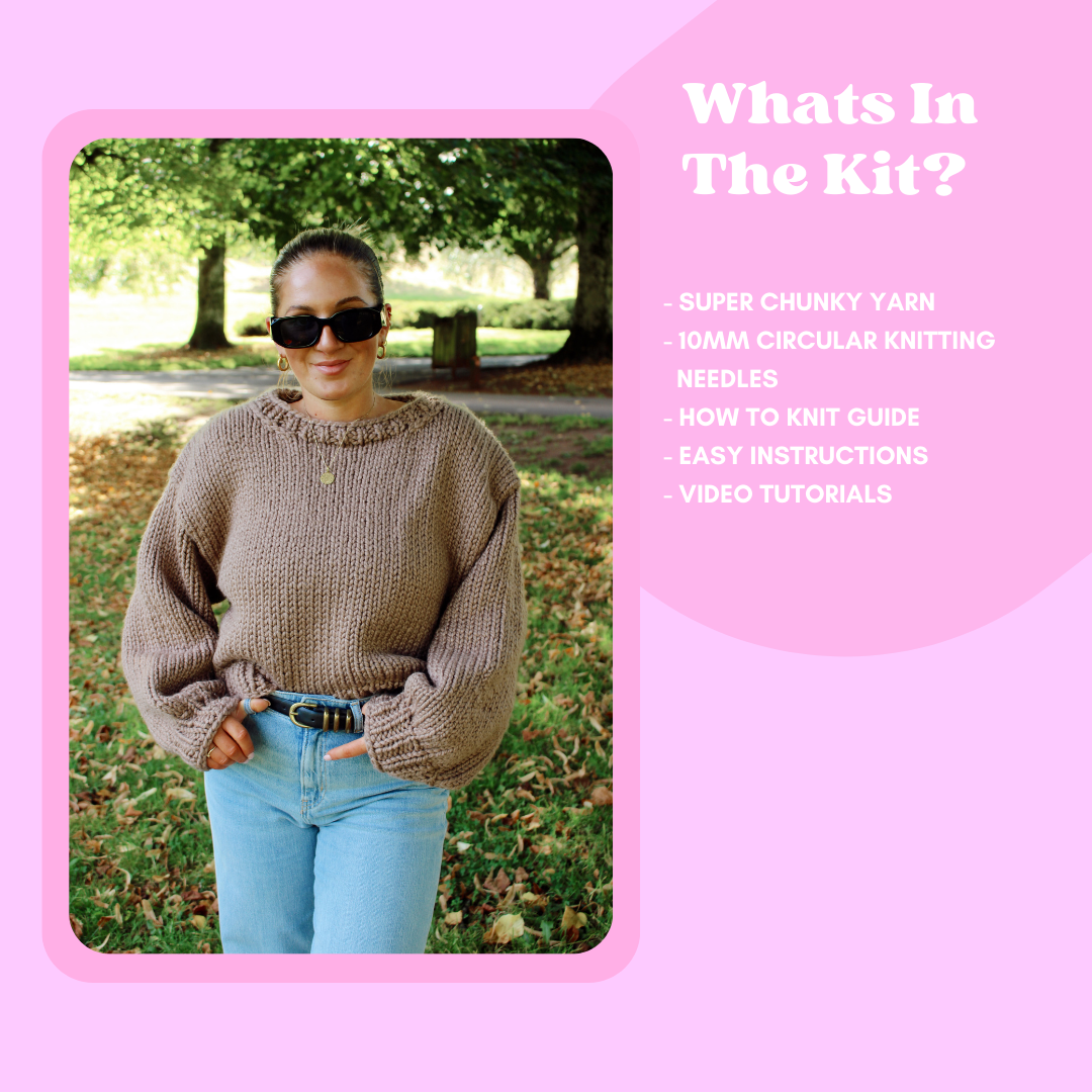 jumper knitting kit