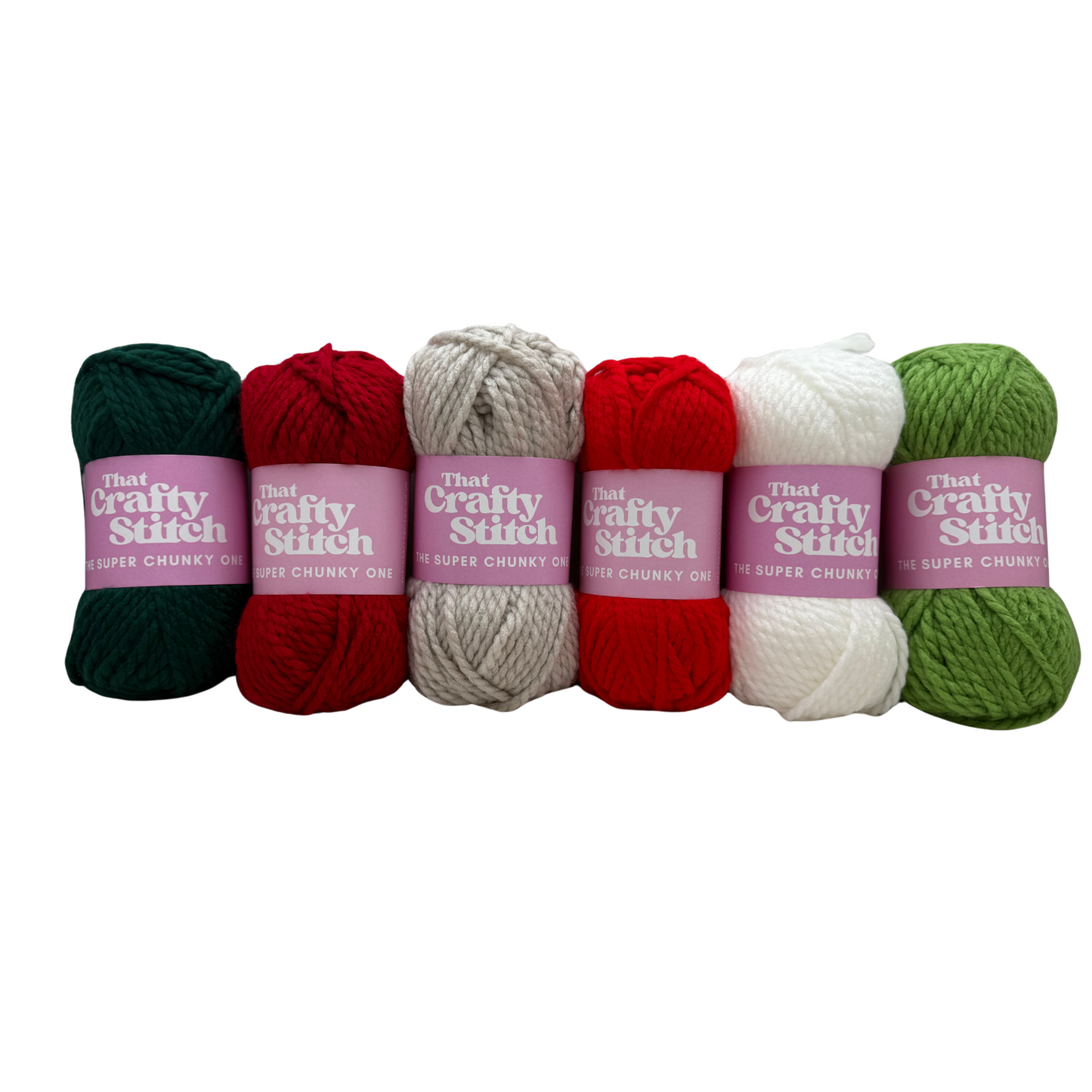 SUPER CHUNKY YARN BUNDLE - Christmas