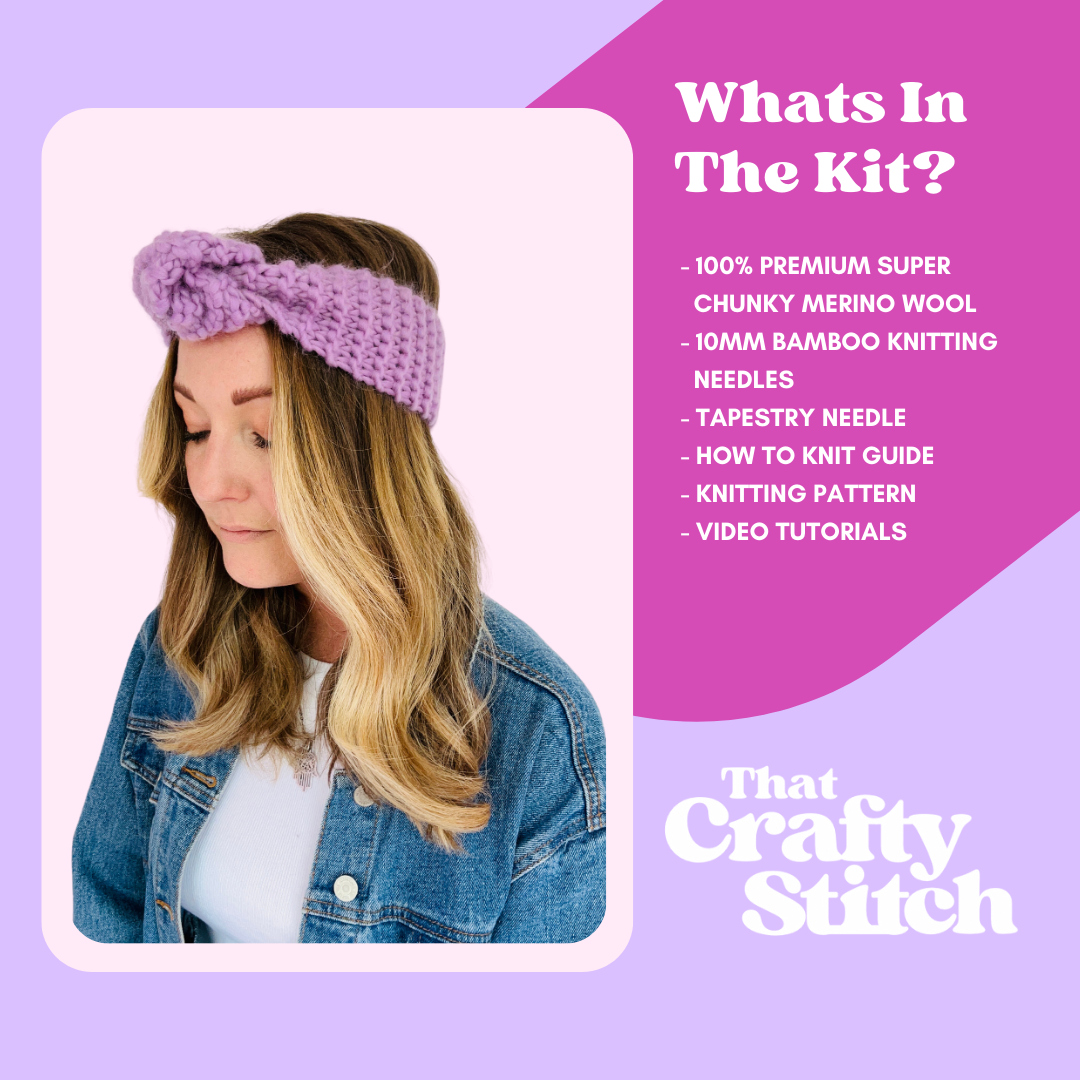 merino wool knitting kit