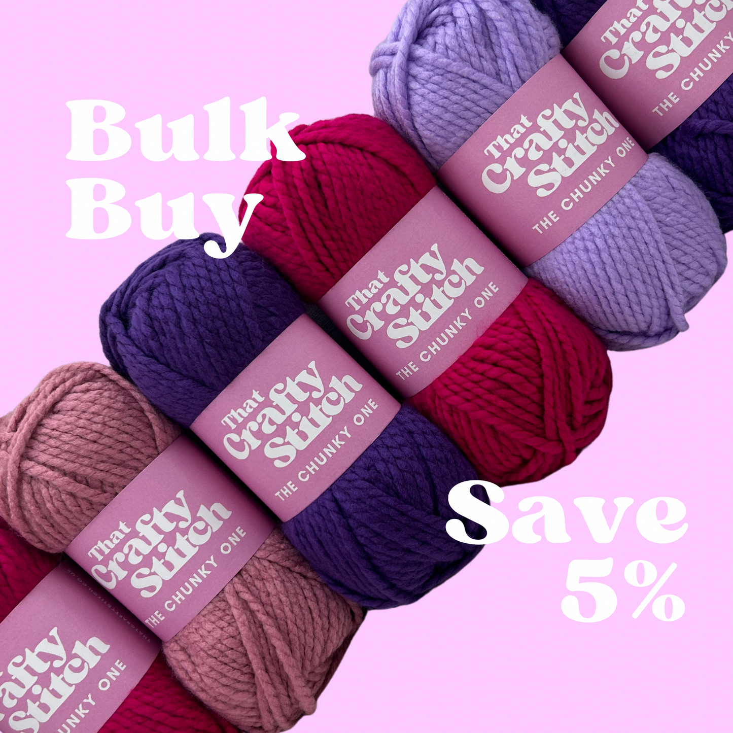 Unicorn super chunky yarn bundle