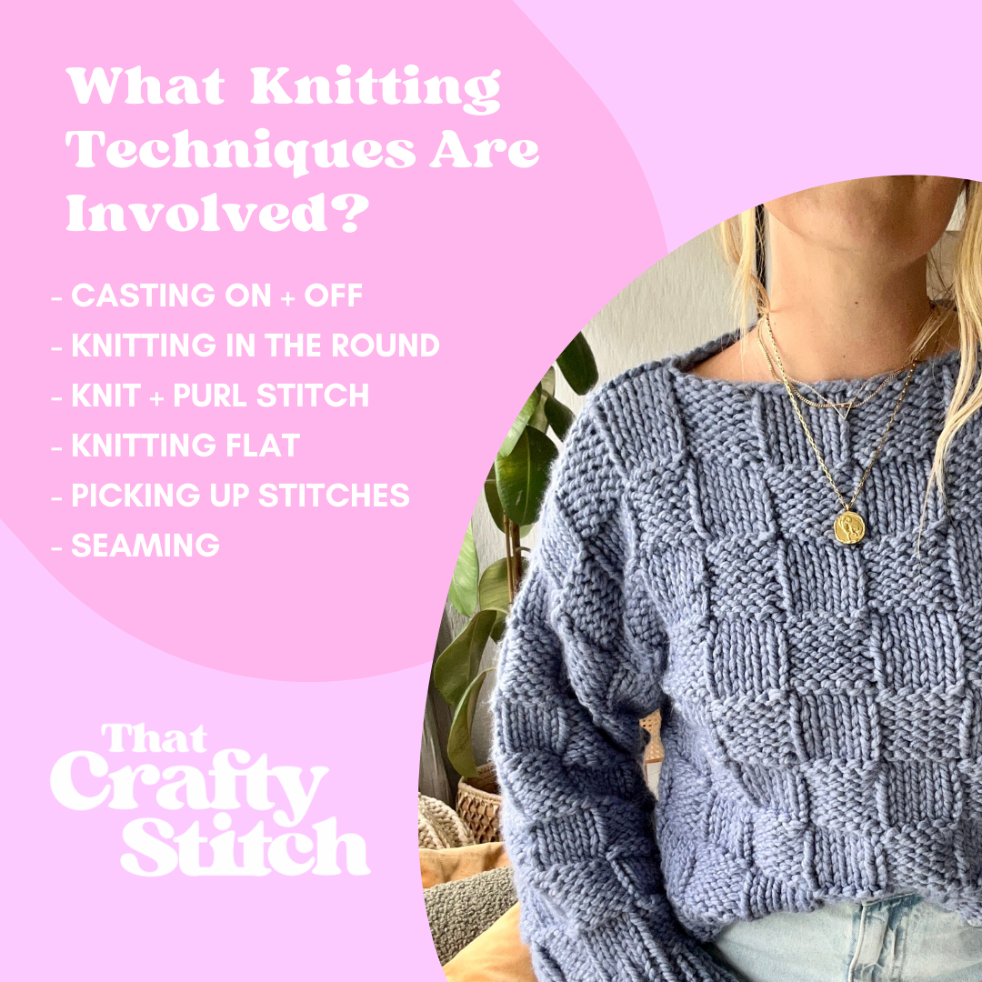 chunky jumper knitting pattern