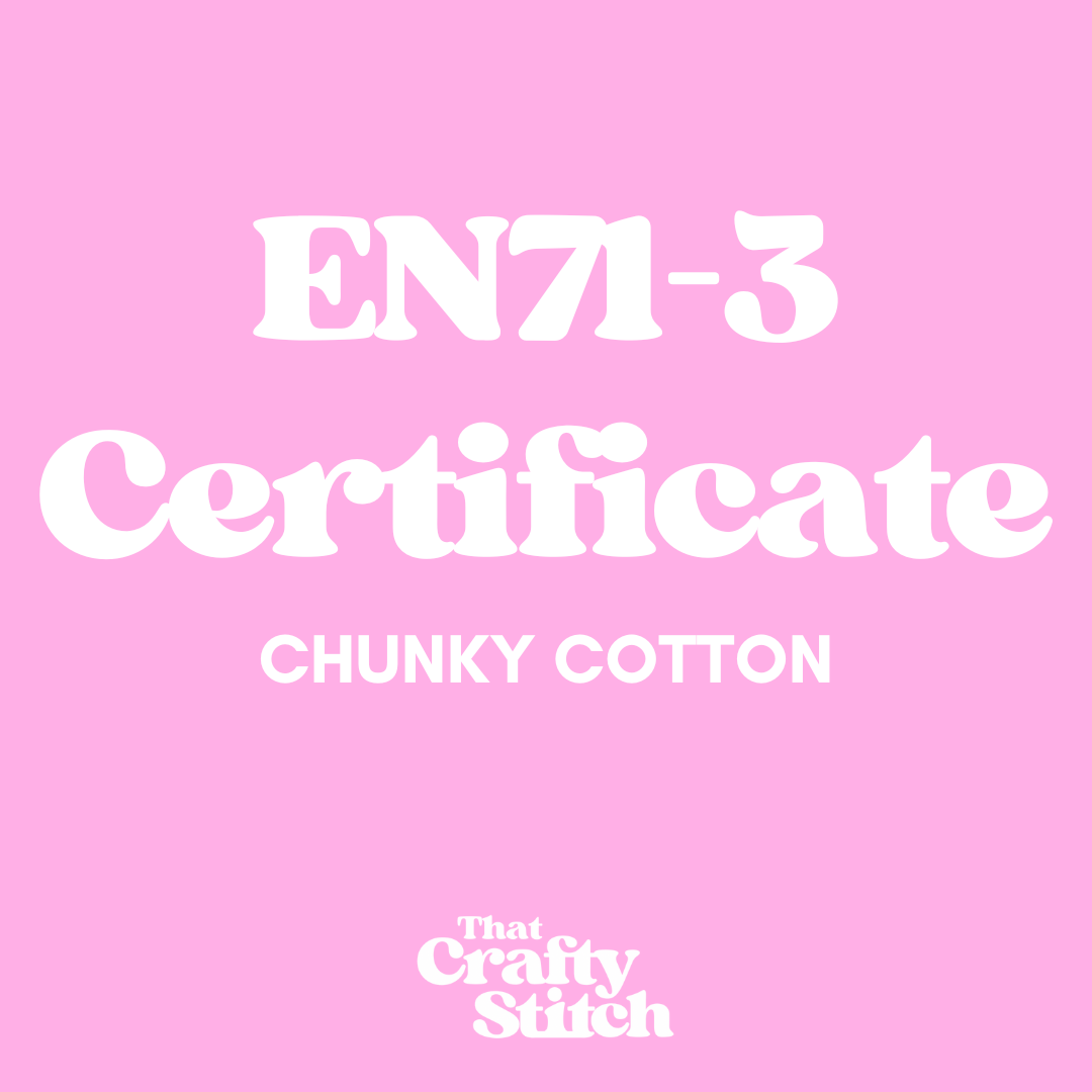 EN71-3 - Chunky Cotton