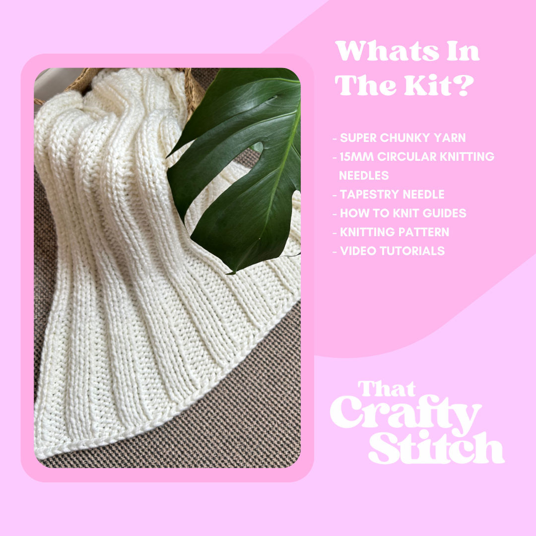 KNITTING KIT - Weighted Blanket