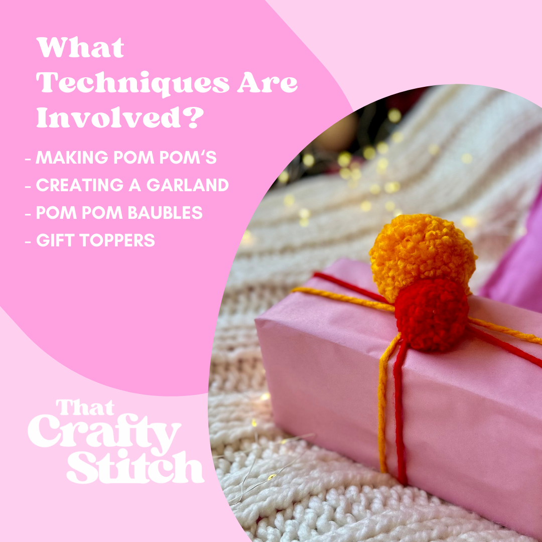 Pom Pom Kit - Garland + Gift Topper