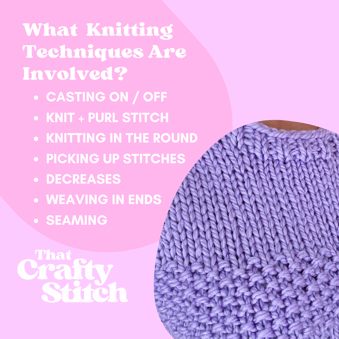 Criss Cross Vest Knitting Kit | confident beginner knitter | sweater vest knit kit