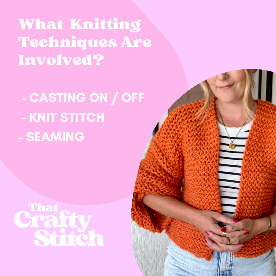 Beginner friendly digital knitting pattern | knit your own cardigan | easy cardigan knitting pattern