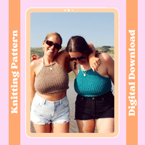 summer halter top knitting pattern