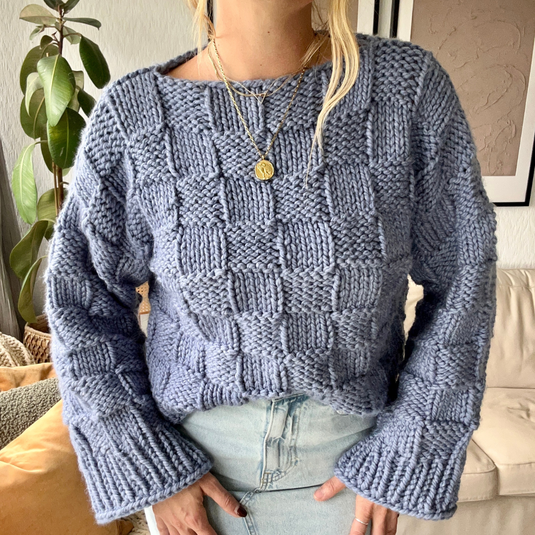 chunky jumper knitting pattern