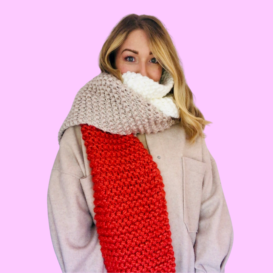 beginner friendly knitting kit