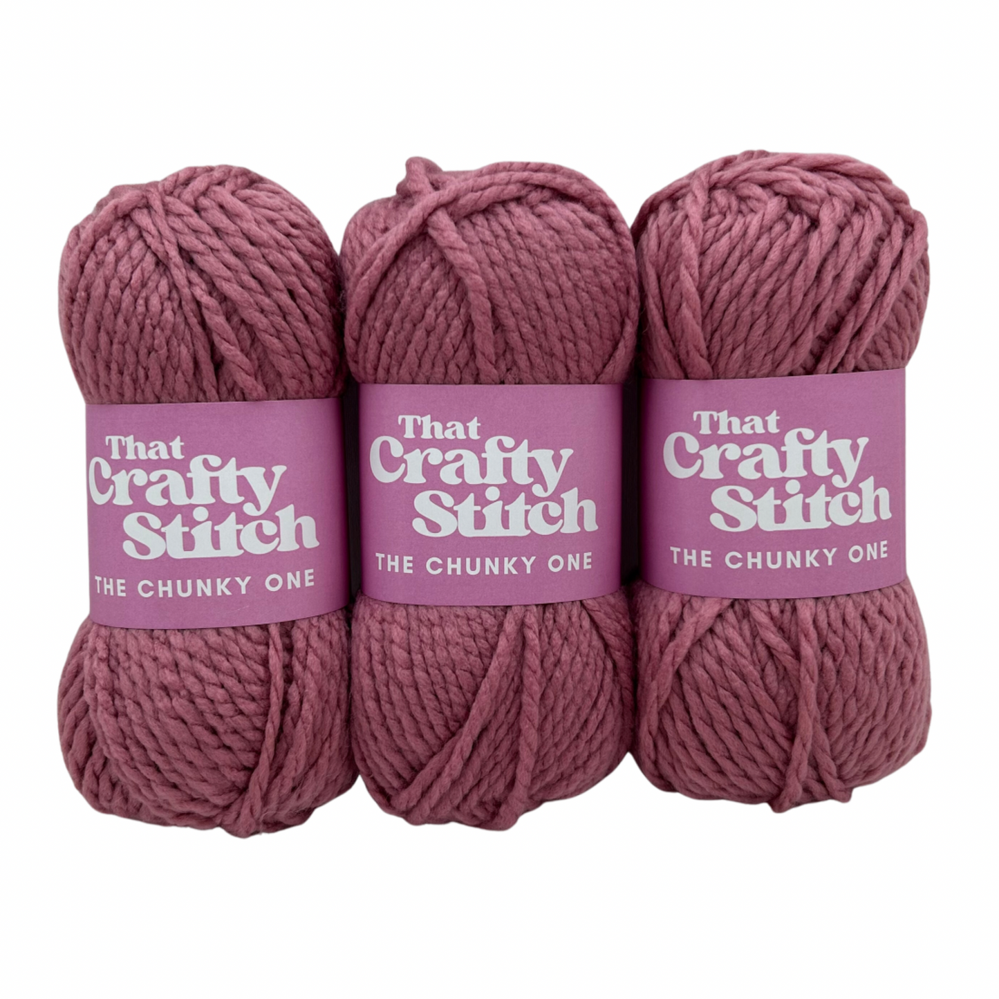 Dusky Pink super chunky yarn