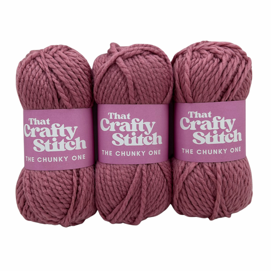 Dusky Pink super chunky yarn