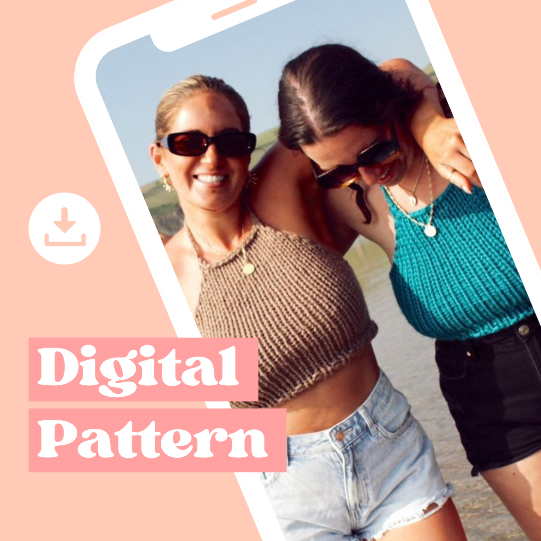 halter neck knitting pattern