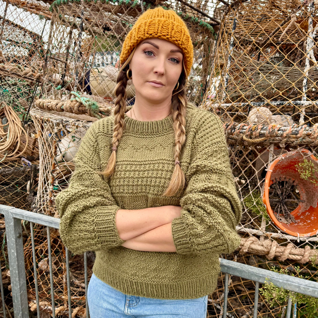 2025 Knitting advent calendar - that crafty stitch | fisherman core jumper knitting pattern | chunky fisherman style jumper advent calendar