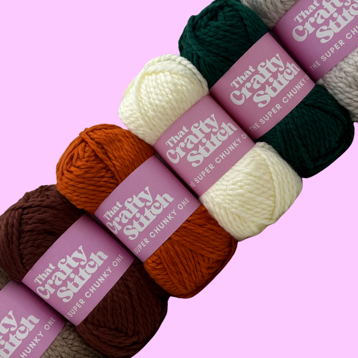 SUPER CHUNKY YARN BUNDLE - Woodland